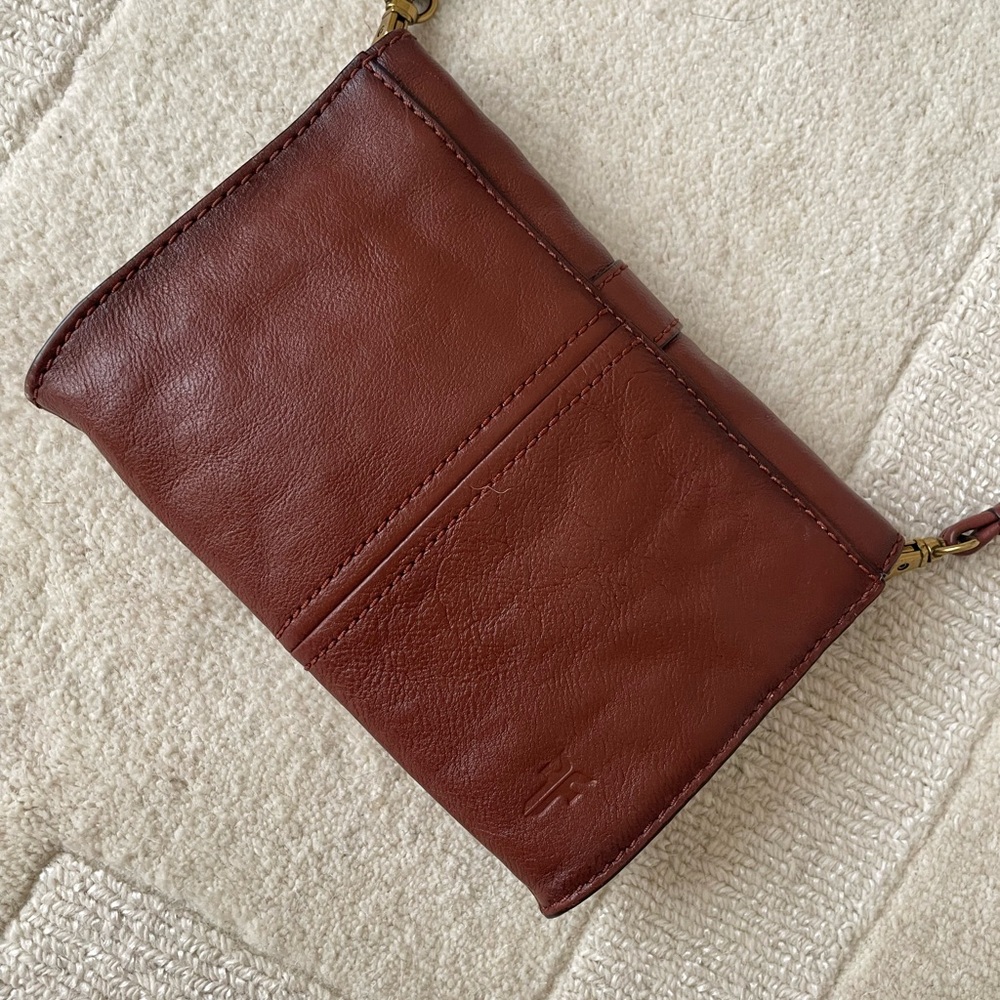 Frye Brown Leather Crossbody Bag - Picture 4 of 8